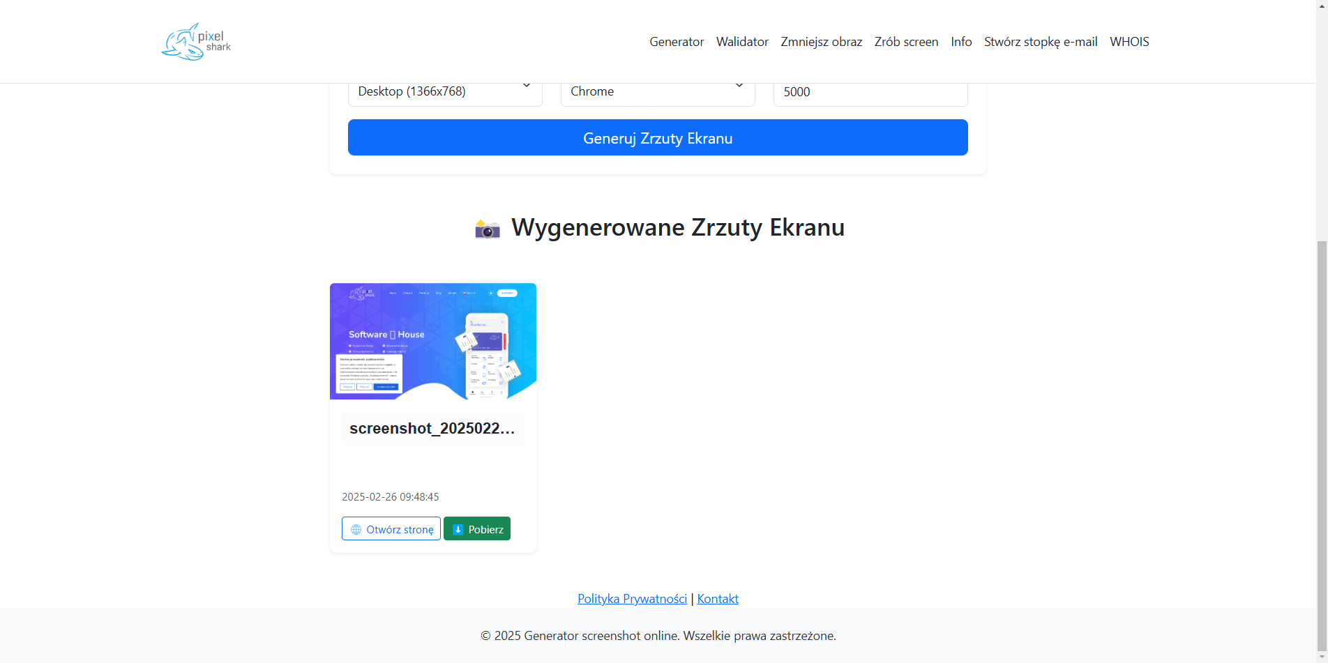 Darmowe Narzędzie do Tworzenia Screenshotów Stron Internetowych